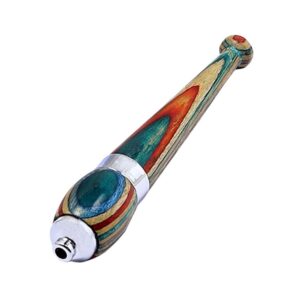 Rainbow Wood Zeppelin One Hitter Pipe