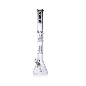 Daze Glass – Massive 22″ Dual UFO Perc Glass Water Pipe