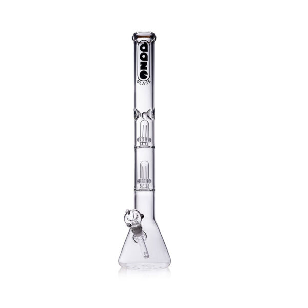 Daze Glass – Massive 22″ Dual UFO Perc Glass Water Pipe