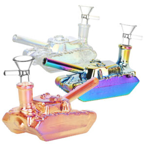Friendly Fire Tank Bubbler – 5.5″ / 14mm F / Colors Vary