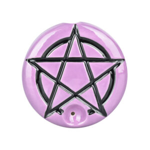 Wacky Bowlz Pentagram Ceramic Hand Pipe | 3.25″