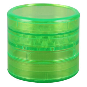 Acrylic Grinder w/Screen & Magnet – 4pc / 2″ / Colors Vary