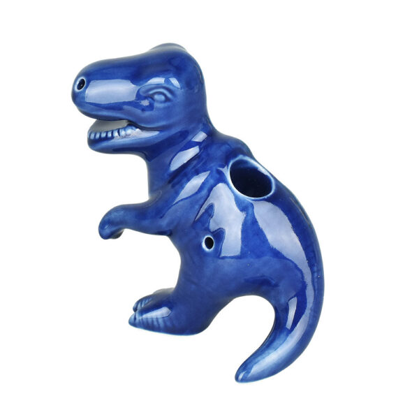Art Of Smoke Dino Ceramic Pipe w/ Dino Carry Bag – 4.25″ - Image 2