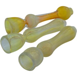LA Pipes “Chill Fumes” Silver Fumed Chillum