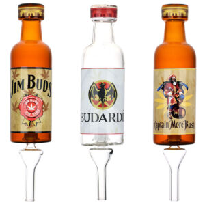 Dabtized Liquor Bottle Bubbler Dab Straw – 7.25″ / 10mm F / Designs Vary