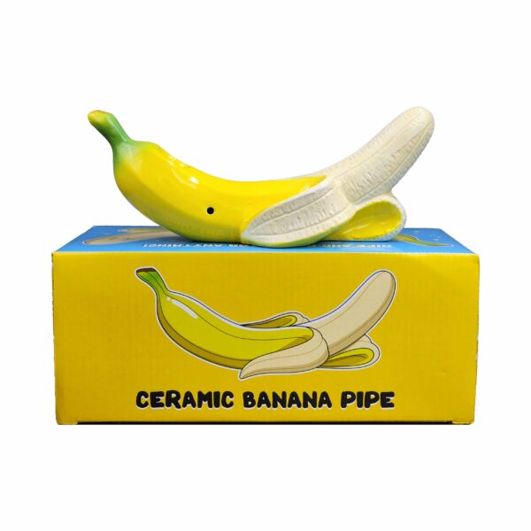 Banana Pipe – Curvy Tropical Fruit Pipe - Image 4