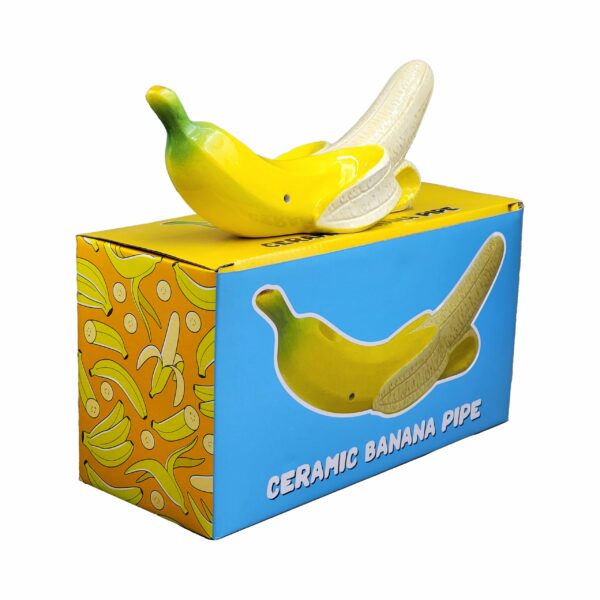 Banana Pipe – Curvy Tropical Fruit Pipe - Image 6