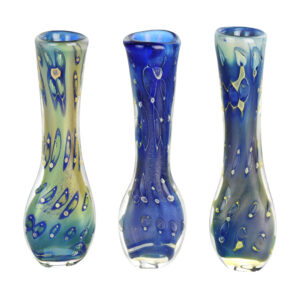 Iridescent Bubbles Chillum Pipe – 3.25″/Colors Vary