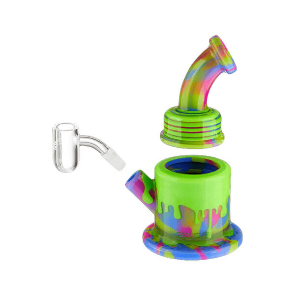 Eyce Oraflex Silicone Dab Rig | 5″ | 10mm F - Image 15