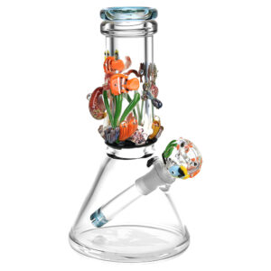 Empire Glassworks Baby Beaker Water Pipe – 8″/14mm F/Under the Sea