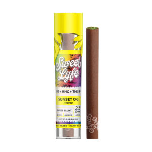 Sweet Blunt D8, HHC, THC-P – Sunset OG (Hybrid)