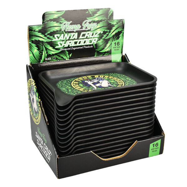 Santa Cruz Shredder Hemp Tray -7.75″x5.75″/Built To Shred – 16PC DISP