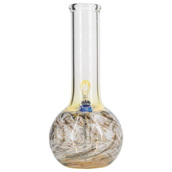 LA Pipes Raked Tiger Stripe Accented Beaker Bong - Image 4