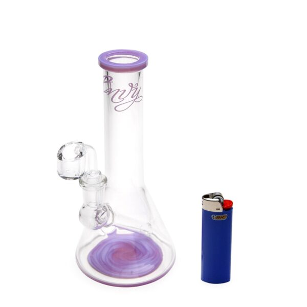 Envy Glass Banger Hanger Dab Rig – Purple - Image 2