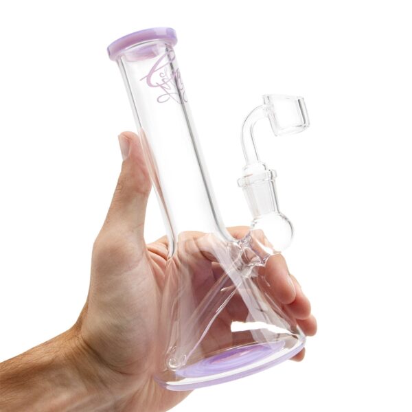Envy Glass Banger Hanger Dab Rig – Purple - Image 3