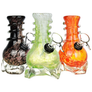 Slip In To The Flow Soft Glass Water Pipe – 5″ / Colors Vary