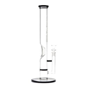 GRAV 16in Flare Water Pipe w/ Honey Comb Disc – Black