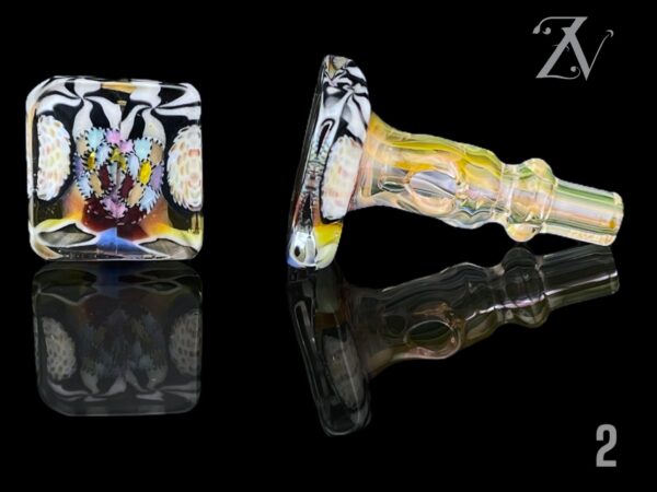 HEFE GLASS: MURRINE TILE CROPAL 3DXL PEAK PRO JOYSTICK CAP - Image 4