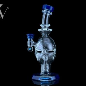 IRIDESCENT GLASS: SUPERIOR MINI EGG SONIC BLUE