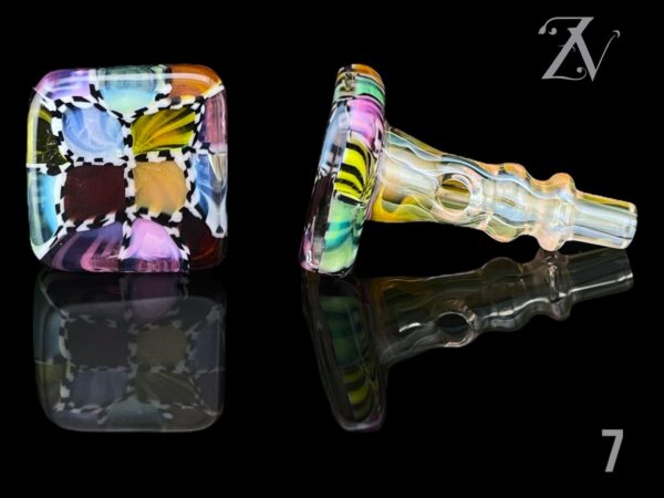 HEFE GLASS: MURRINE TILE CROPAL 3DXL PEAK PRO JOYSTICK CAP - Image 9