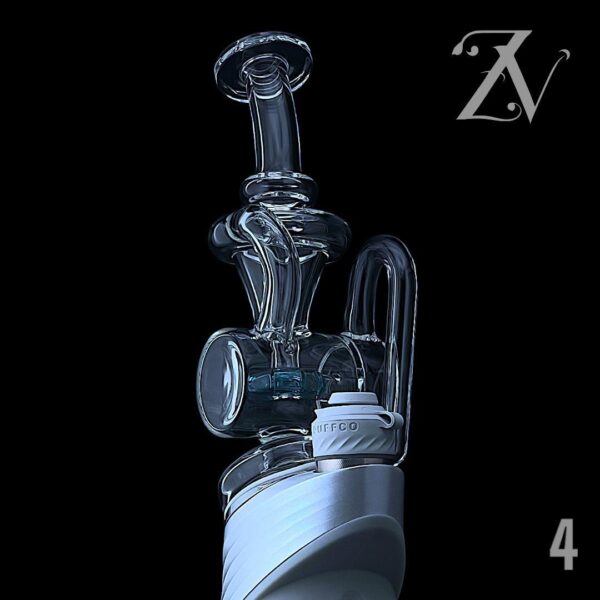 MIKE D GLASS: ACCENTED RECYCLER PUFFCO PEAK ATTACHMENT - Image 4