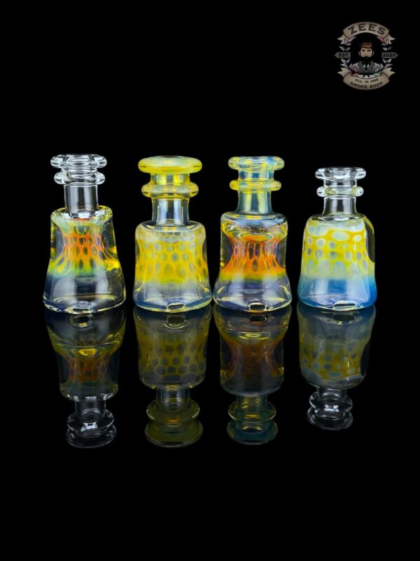 CAT FISH GLASS: FUMED DRY TOP PUFFCO PEAK ATTACHMENT