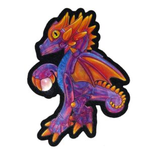 MOOD MATS: 12″ AMBER DRAGON 2025 LIMITED EDITION