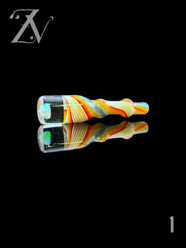 IRIDESCENT GLASS: WIG WAG TOP OPAL PUFFCO PEAK PRO 3DXL JOYSTICK CAP