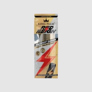 KING PALM: RED REIGN ENERGY DRINK  2PK MINI ROLLS