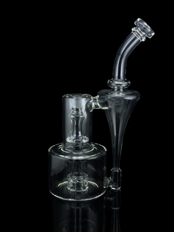 IRIDESCENT GLASS: 15″ CLEAR RBR XL - Image 2