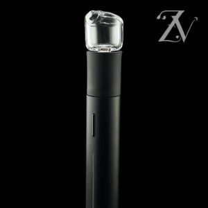 KIZMIT GLASS: CLEAR PIVOT MOUTHPIECE & MATCHING PEARL SET