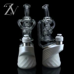 IRIDESCENT GLASS: MINI EXOSPHERE PUFFCO PEAK ATTACHMENT