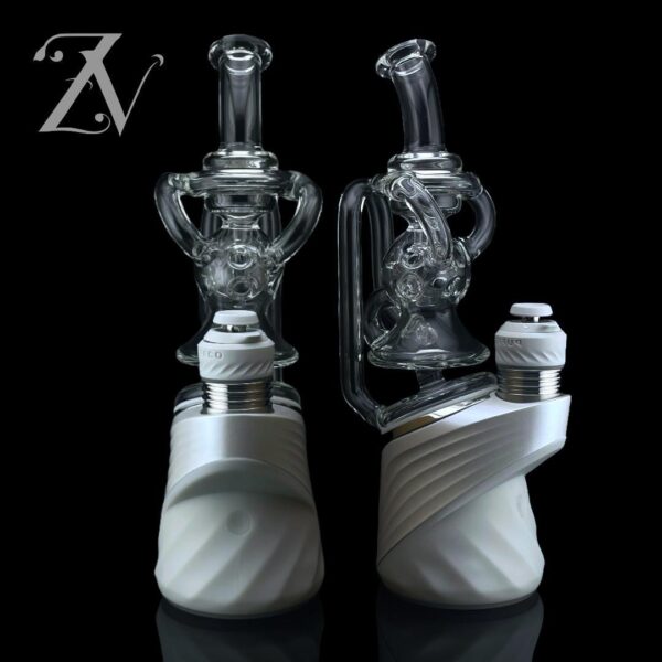 IRIDESCENT GLASS: MINI EXOSPHERE PUFFCO PEAK ATTACHMENT