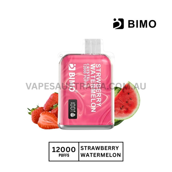 BIMO Crystal 12000 Puffs Strawberry Watermelon