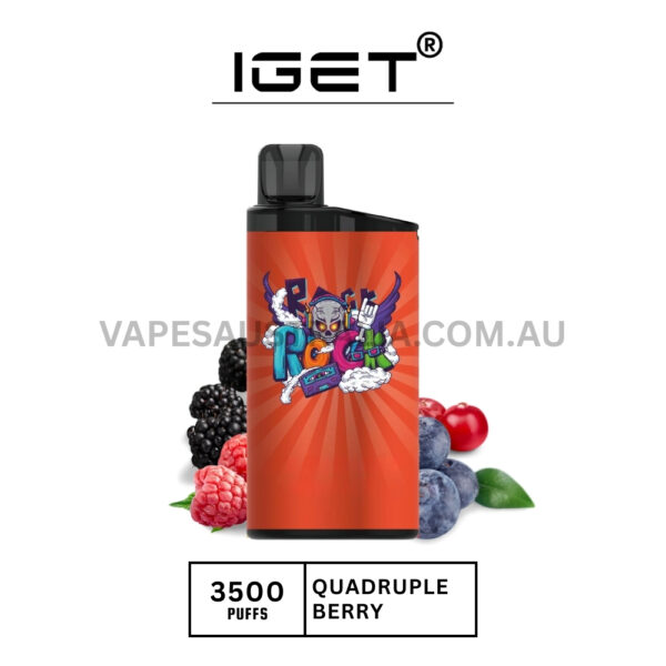 IGET Bar 3500 Puffs Quadruple Berry