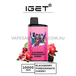 IGET Bar Pro 10000 Puffs Blackberry Pomegranate Cherry