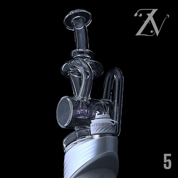 MIKE D GLASS: ACCENTED RECYCLER PUFFCO PEAK ATTACHMENT - Image 5