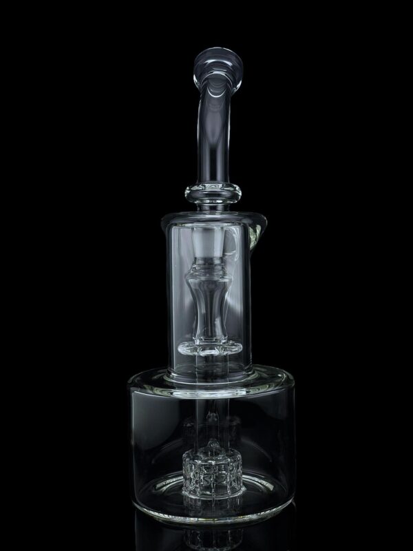 IRIDESCENT GLASS: 15″ CLEAR RBR XL - Image 3