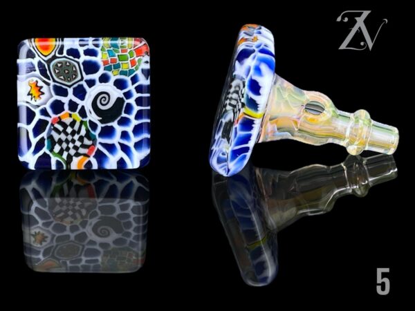 HEFE GLASS: MURRINE TILE CROPAL 3DXL PEAK PRO JOYSTICK CAP - Image 7