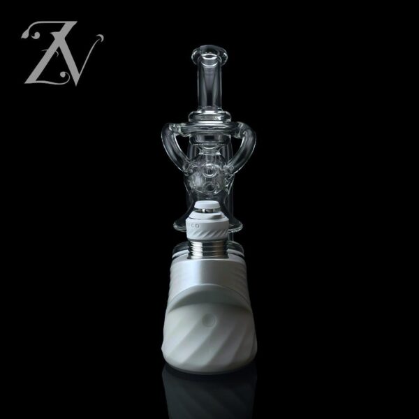 IRIDESCENT GLASS: MINI EXOSPHERE PUFFCO PEAK ATTACHMENT - Image 3