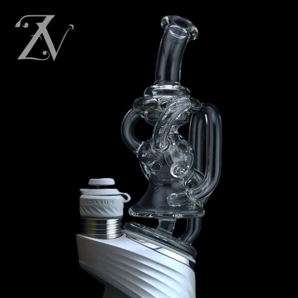 IRIDESCENT GLASS: MINI EXOSPHERE PUFFCO PEAK ATTACHMENT - Image 2
