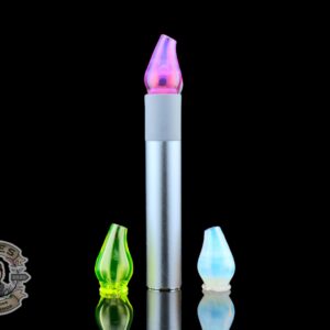 MEADEMADE GLASS: COLOR FLAME PIVOT MOUTHPIECE