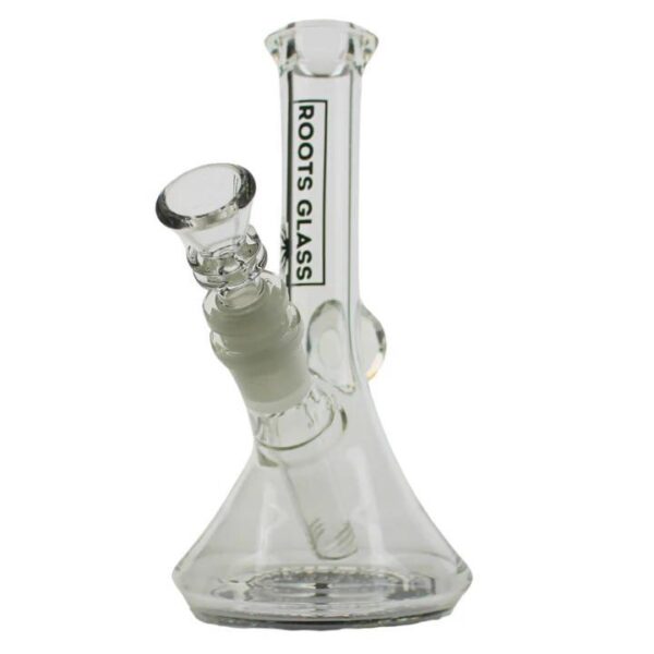 ROOTS GLASS: 7″ MINI BEAKER W/ FACETED OPAL - Image 3