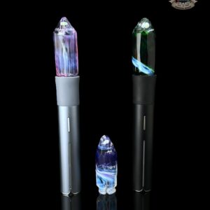 GEM CUP GLASS: FACETED PIVOT MOUTHPIECE