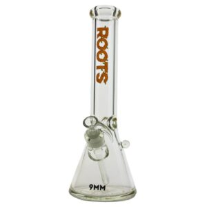 ROOTS GLASS: 14″ LIMITED EDITION 9MM BEAKER WITH OPAL