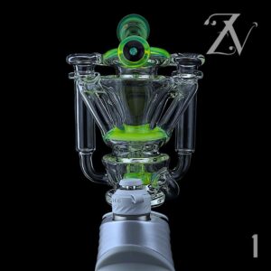 KYRU GLASS: COLOR ACCENTED REACTOR PUFFCO PEAK ATTACHMENT