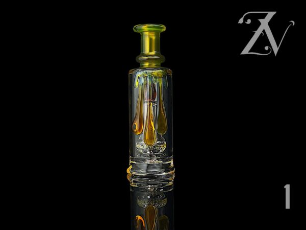 UZZI GLASS: DRIPPY DROP ONE PUFFCO PEAK ATTACHMENT
