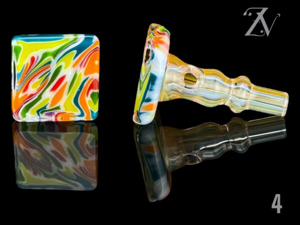 HEFE GLASS: MURRINE TILE CROPAL 3DXL PEAK PRO JOYSTICK CAP - Image 6