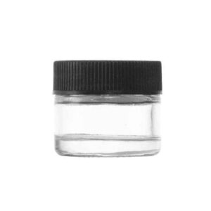 5ML EMPTY JAR WITH BLACK LID