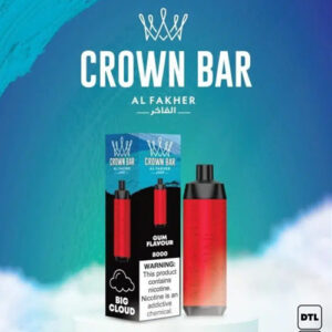 ALFAKHER CROWN BAR GUM FLAVOUR – 8000 PUFFS for sale